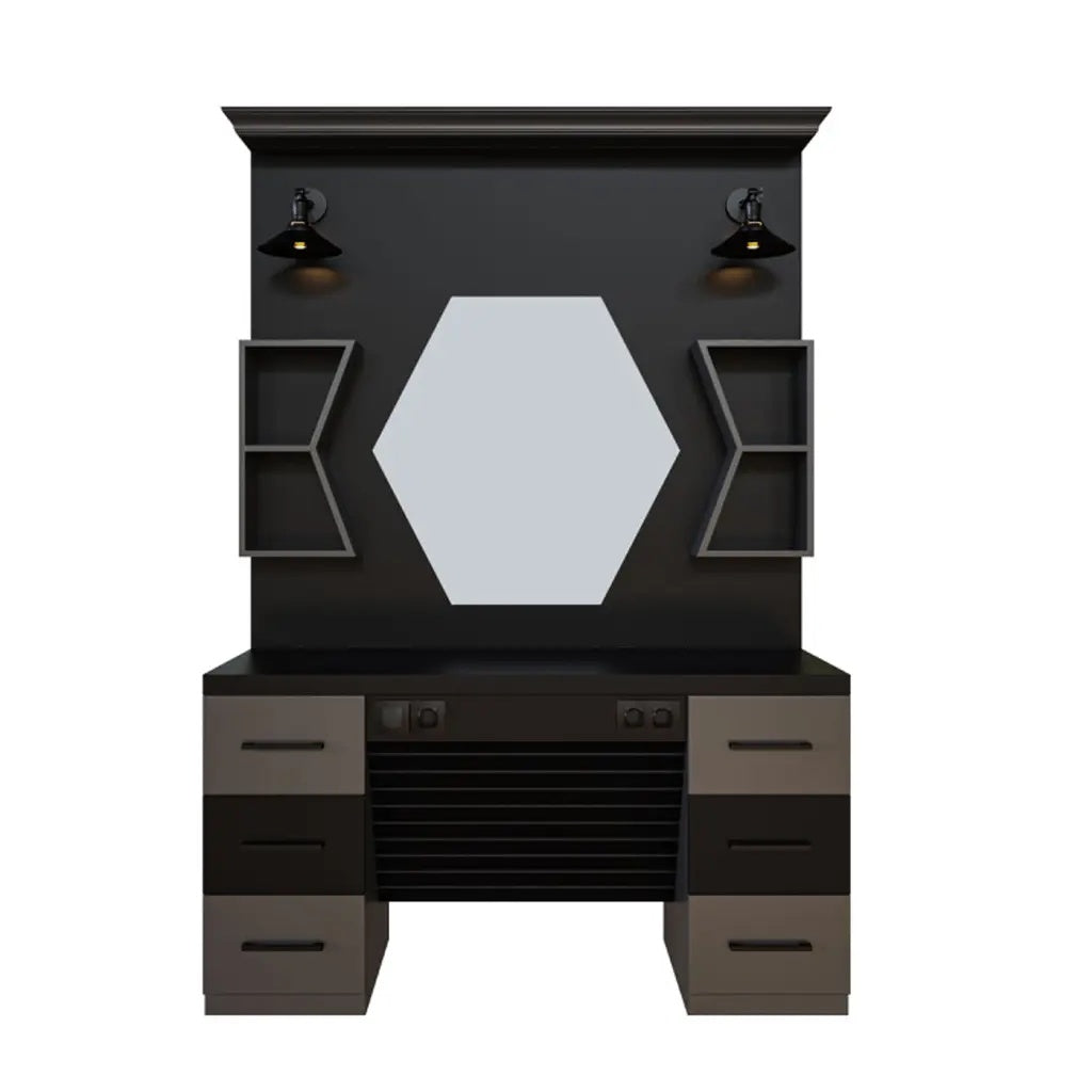 0142 Mirror Station MS 17 Black