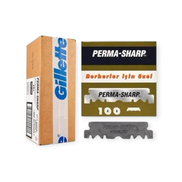 0261 Perma Sharp Enkelvoudige Mesjes 50 Stuks Klein Doosje