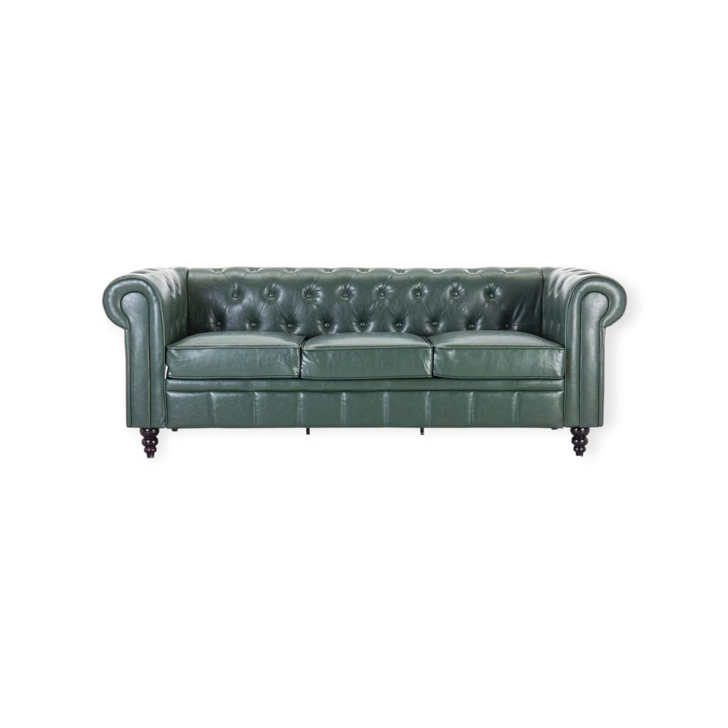 Chesterfield Sofa 0379 3 CG008 Grün