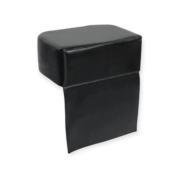 0265 Puff Booster Seat Black 004 Leather