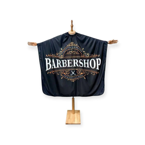 Capa de barbero DITA - Edición clásica Super Black para barberías