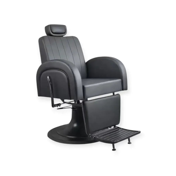 Friseurstuhl FR 58059 A3 Schwarz Matt Philadelphia Schwarz (004)