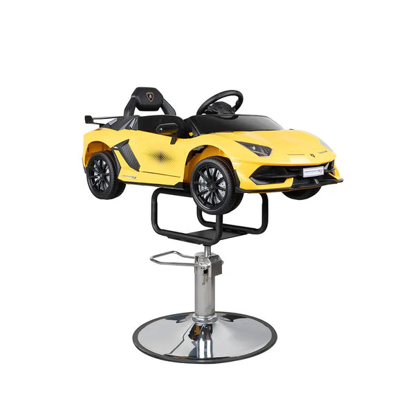 Children Barber Chair FR 33011 YL Madrid Yellow Kids Salon Chair with Car Design