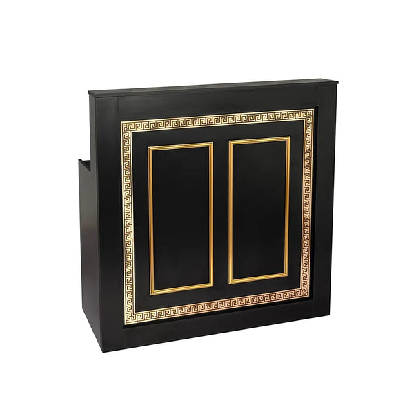 0286 Receptiebalie RD 12 Zwart 120cm