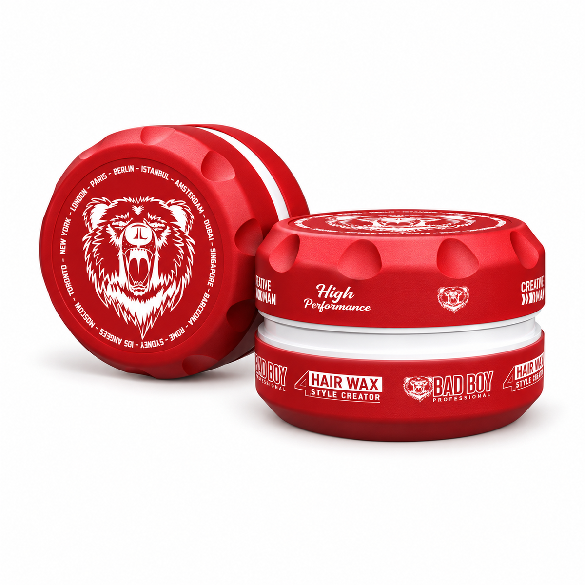 Cera para el cabello Bad Boy No. 4 roja, 150 ml
