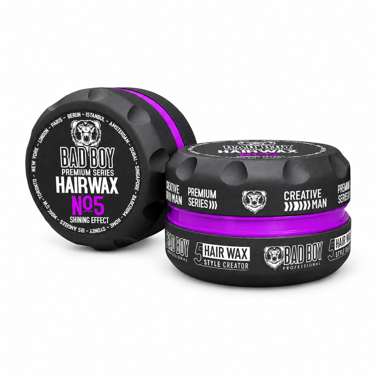Bad Boy Haarwax No 5 Paars Glans-effect 150 ml