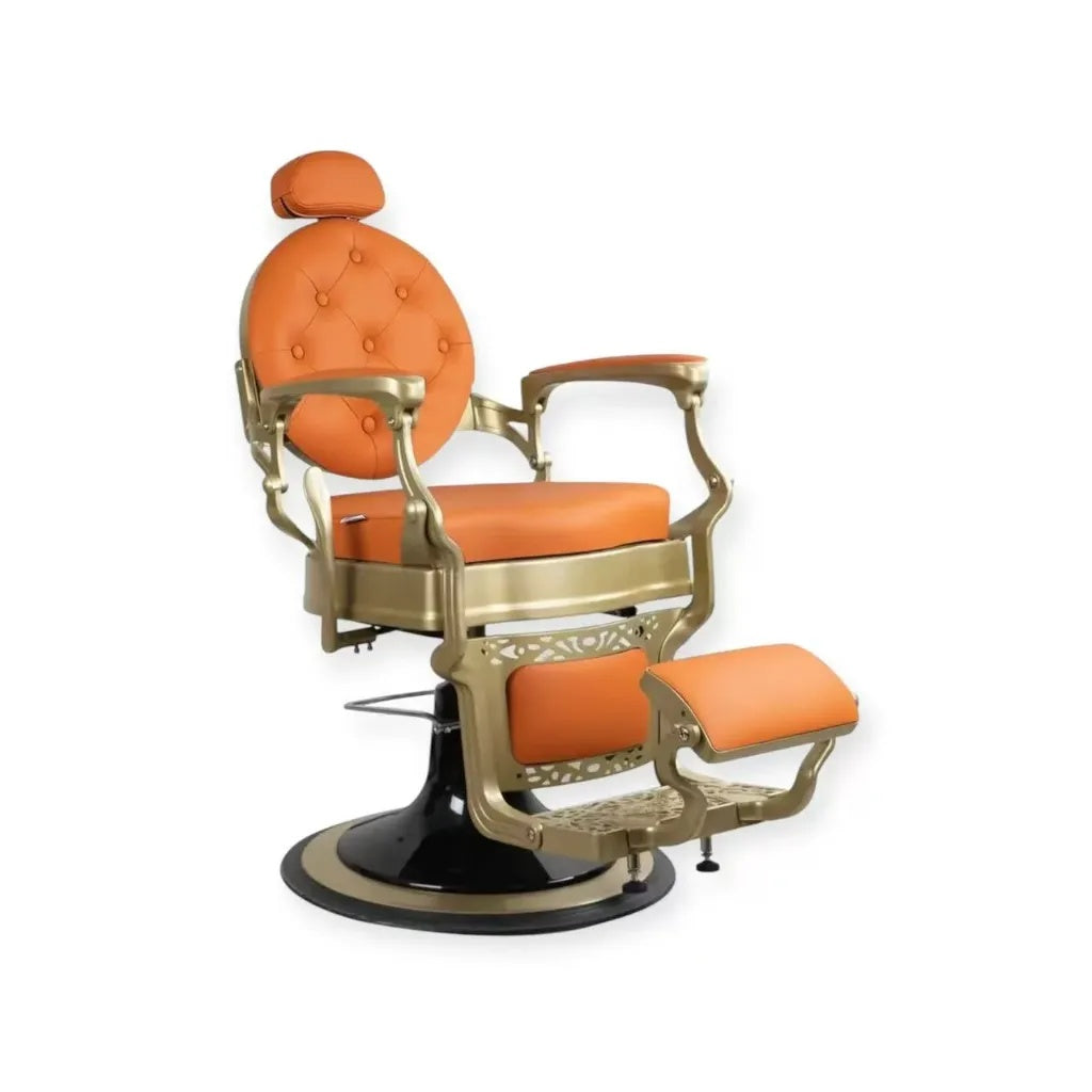 Barber Chair FR 58014 HC Gold Painting Frame Soul Orange (027)