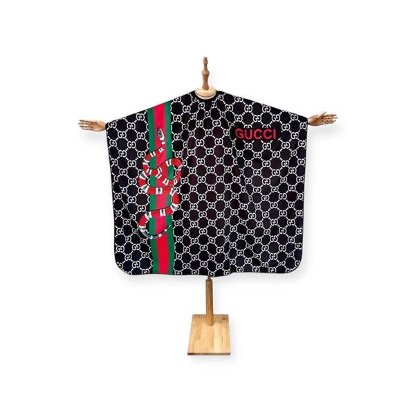 Capa de barbero DITA - Capa de corte estilo serpiente a rayas