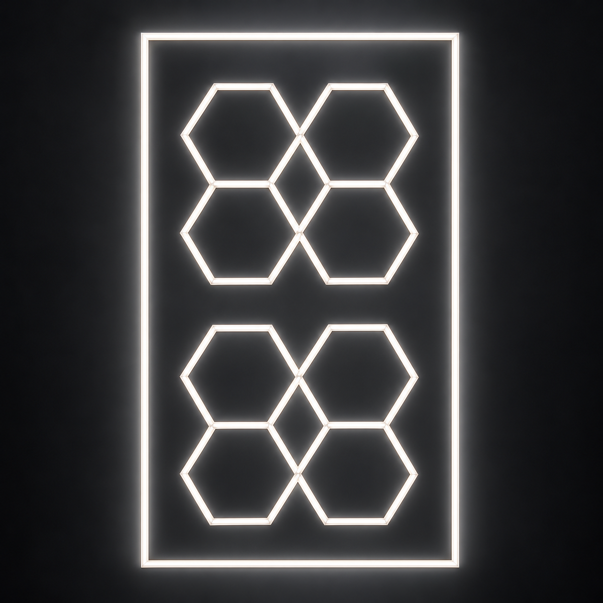 Salonbeleuchtung Hexagon-Leuchte HLT 4 Stück