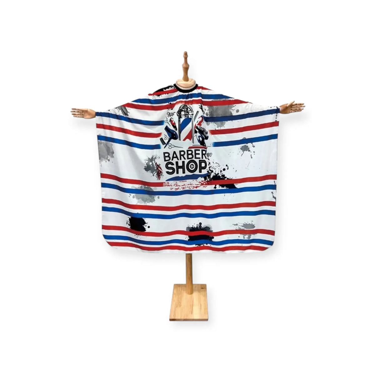 DITA Kapsaloncape Classic Barbershop Gestreepte Kapsaloncape
