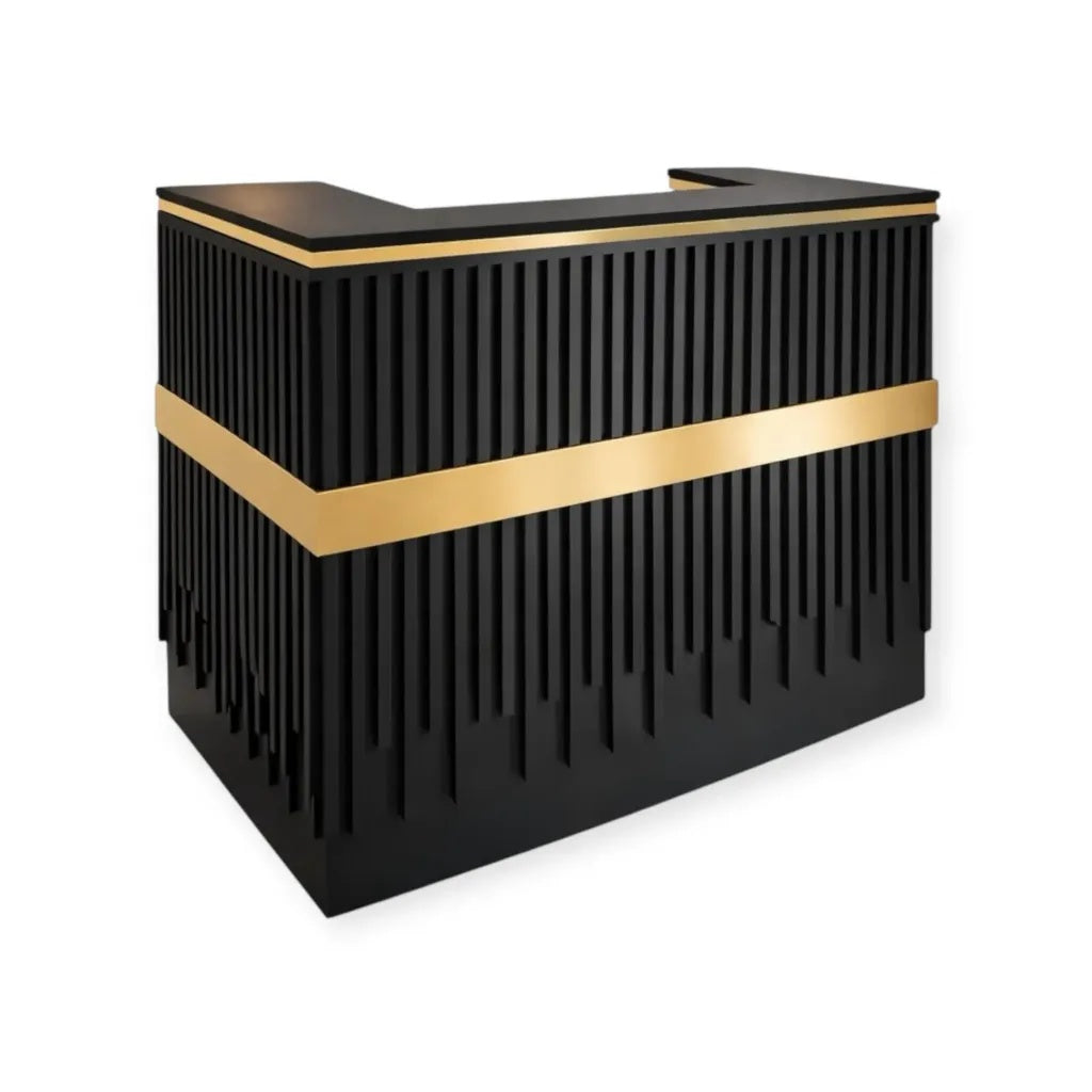 0304 Balie RD 28 Zwart 120cm