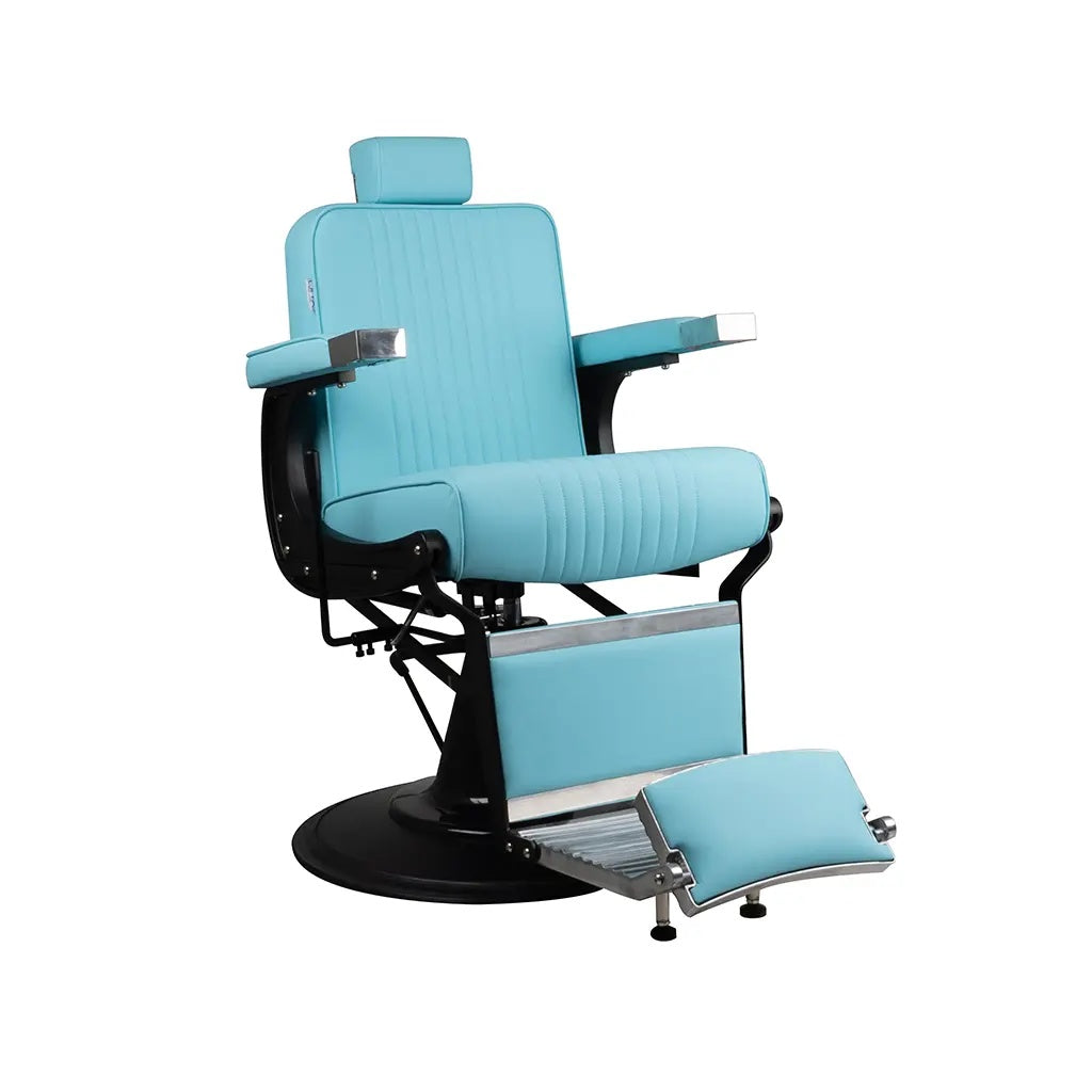 Kappersstoel FR 58002 B3 Volledig zwart Costa Rica Blauw (039)