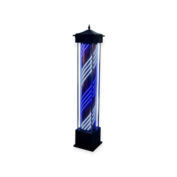 DITA Professionele LED Barber Pole BP 01 - Zwart 180 cm