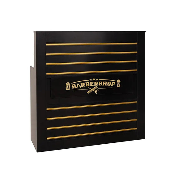 0297 Reception Desk RD 19 Black 120cm