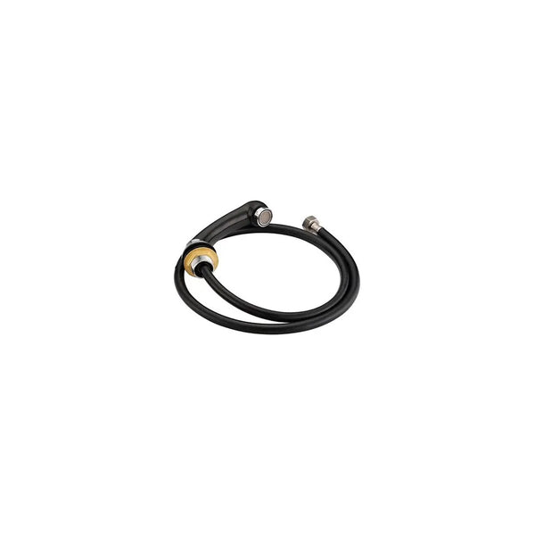 Black Faucet with Hose Professional Barber Sink Faucet for Salon Use