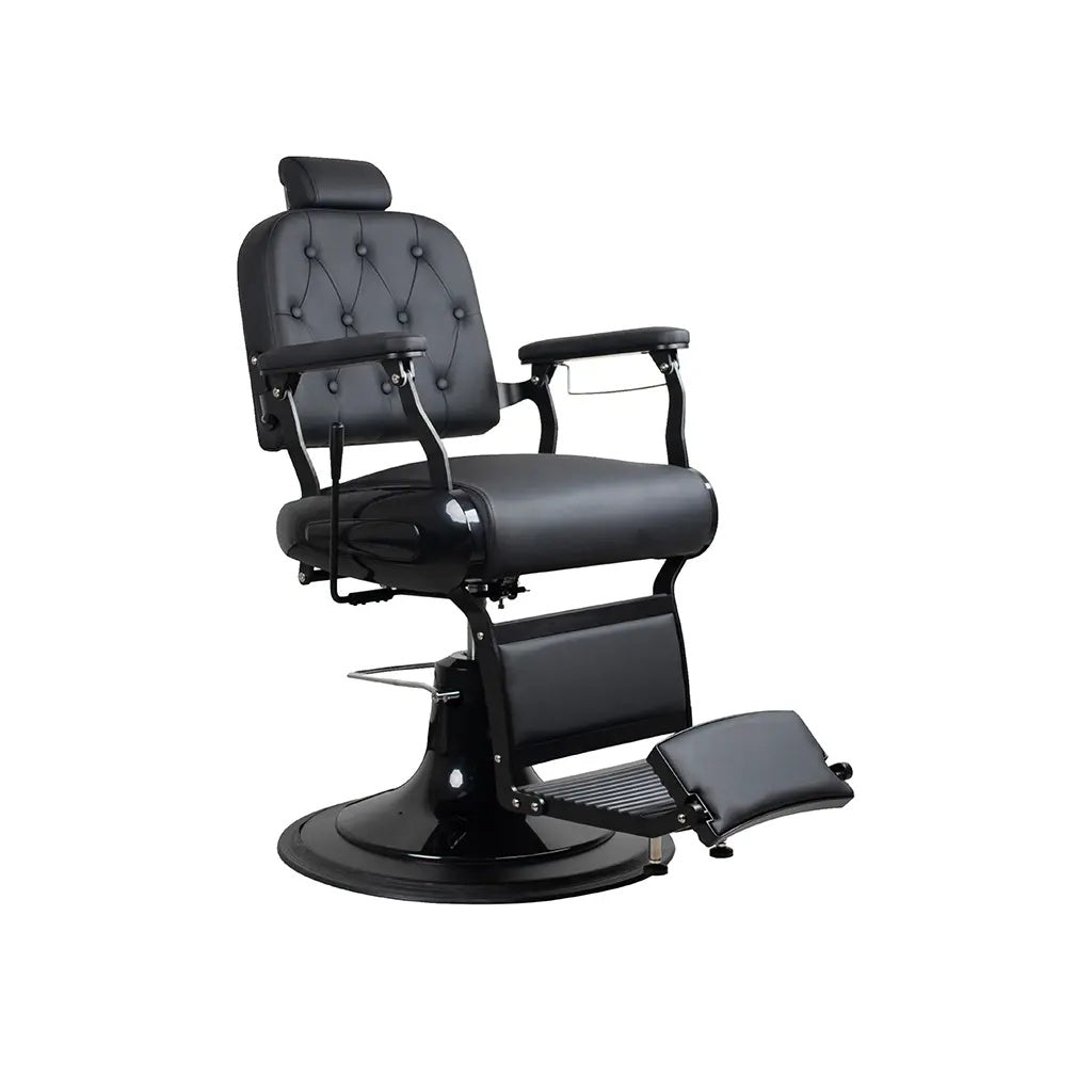 Friseurstuhl Schwarz Matt FR 58028 A3 Argentinisch Schwarz (004)