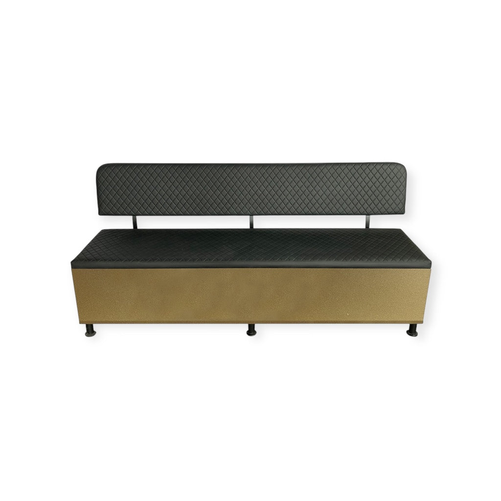 Wachtbank WS 01 Zwart & Goud 180cm