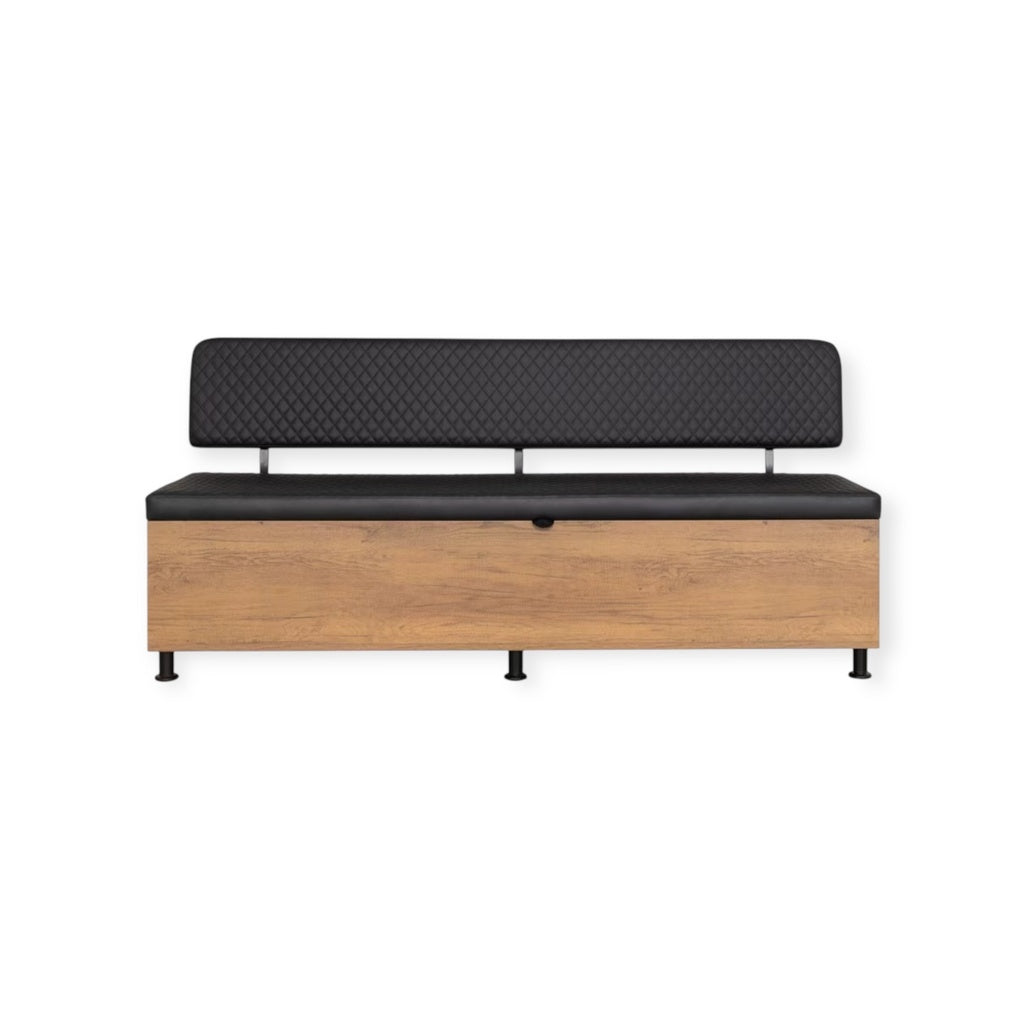 Wachtbank WS 01 Zwart & Barok 180cm