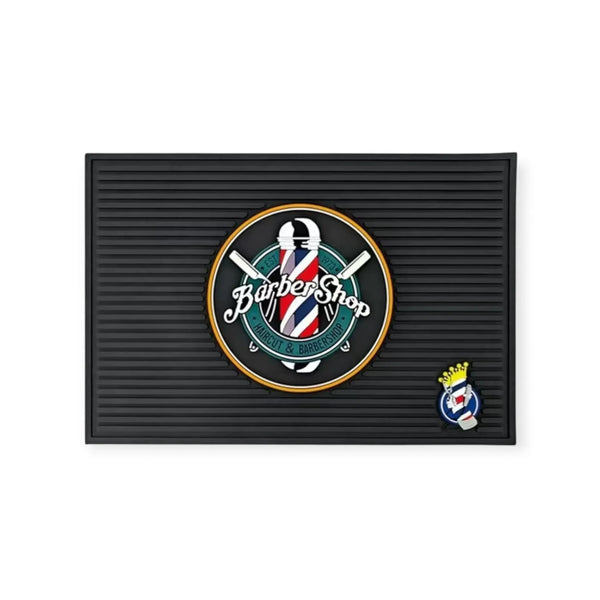 BarberShop Mat Logo Non Slip Tool Mat for Barbers