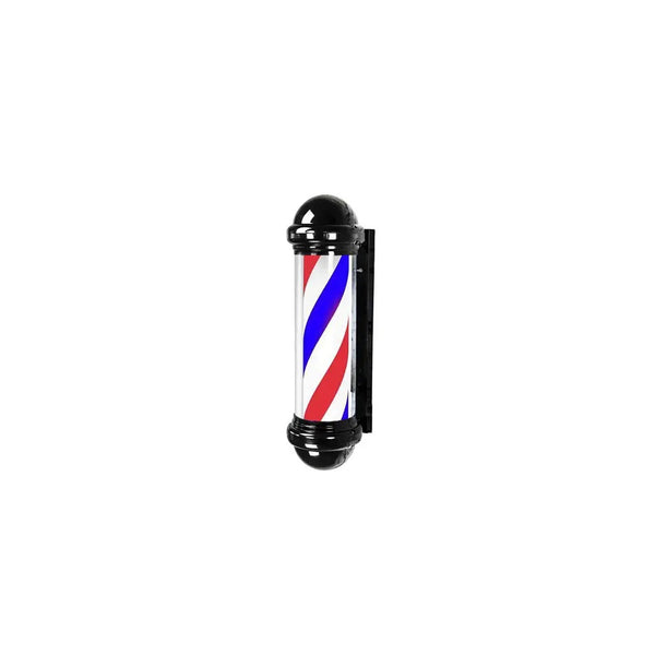 DITA Barber Pole Black BP 05 - 128.5cm LED Rotating Classic Barbershop Sign