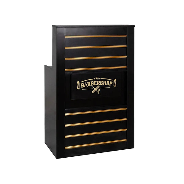 0298 Reception Desk RD 19 Black 80cm