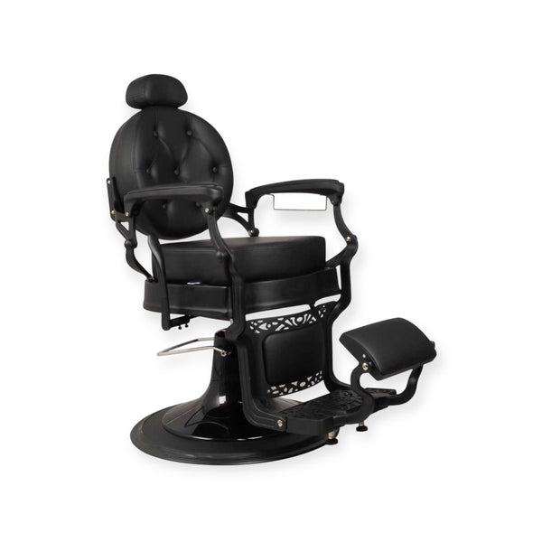 Fauteuil de coiffeur FR 58019 HC Noir mat Extra Épais Abu Dhabi Noir (004)