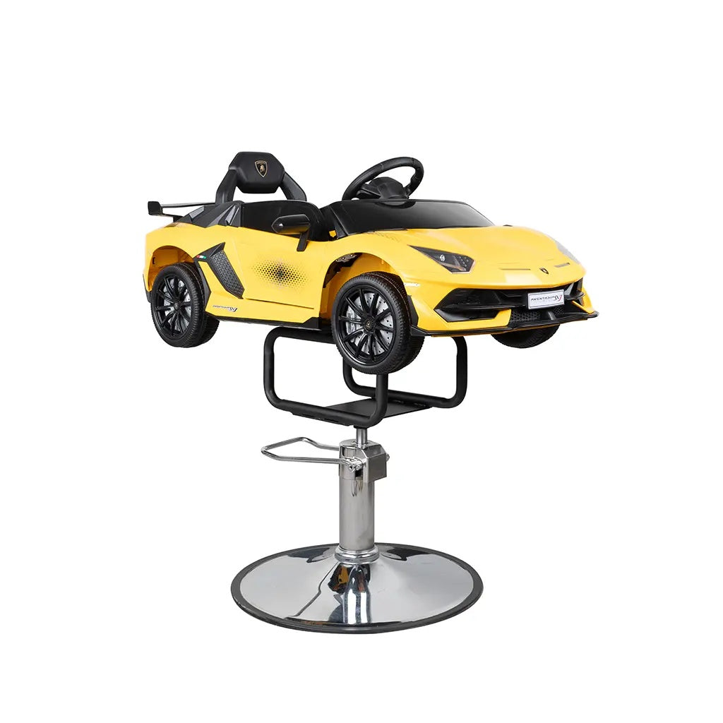 Children Barber Chair FR 33011 YL Madrid Yellow Kids Salon Chair with Car Design