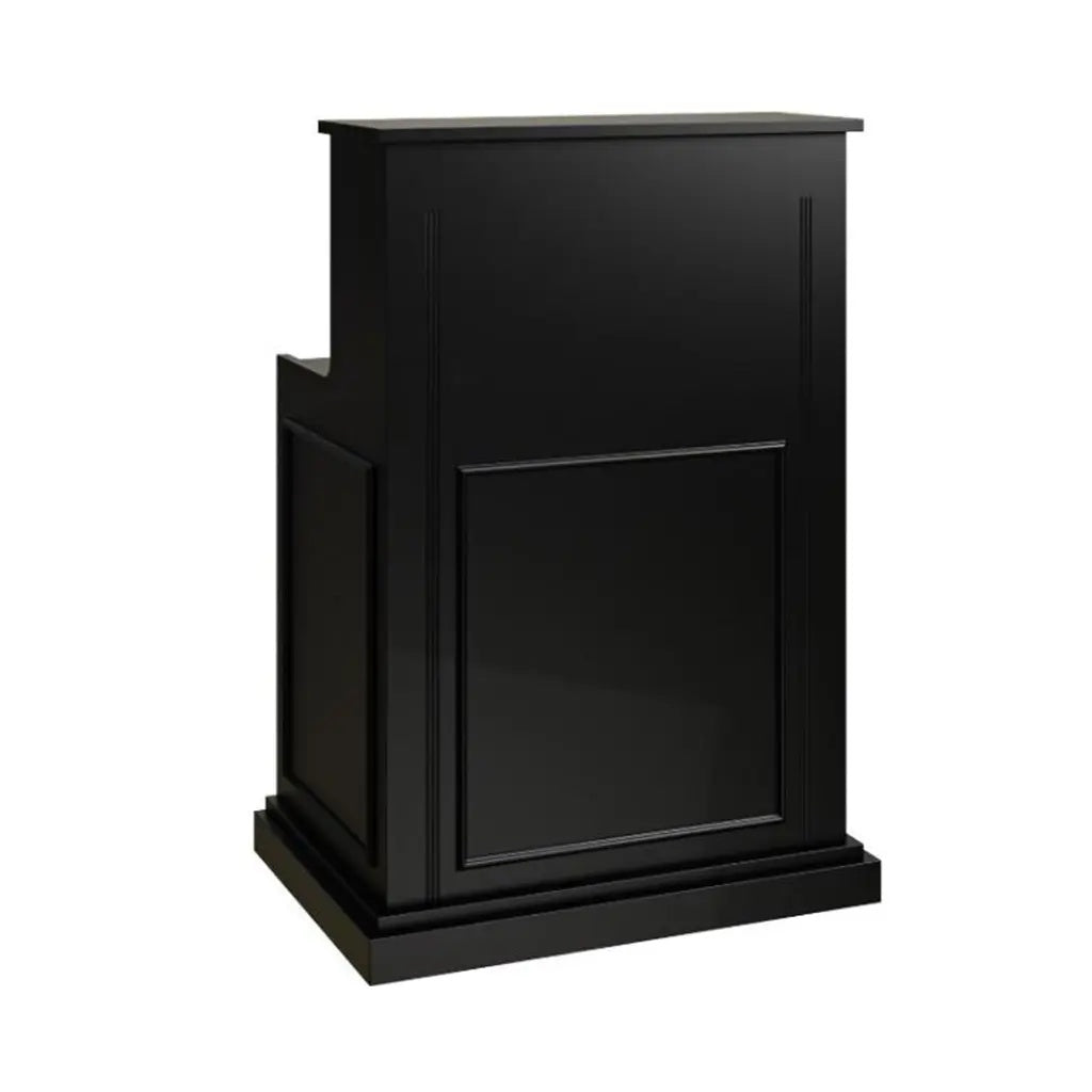 0302 Mostrador de recepción RD 27 Negro 80cm