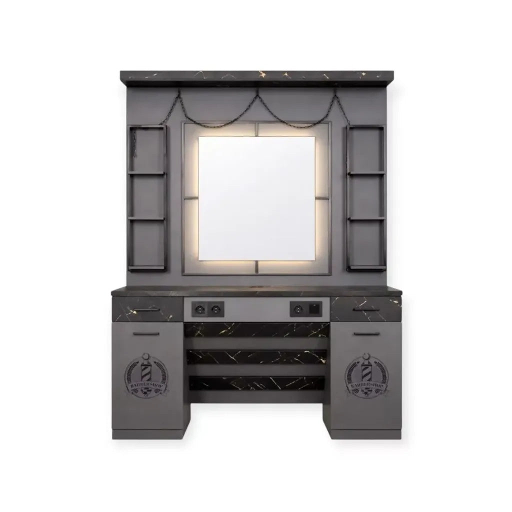 0158 Mirror Station MS 26 Grey