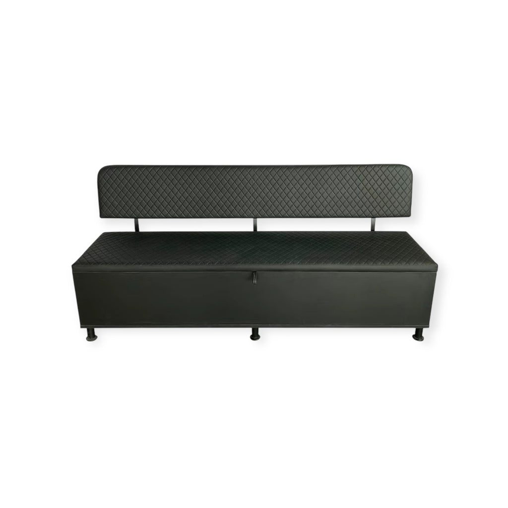 Waiting Sofa WS 01 Full Black 180cm