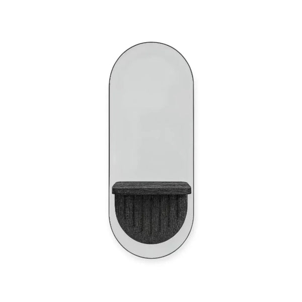 DITA Salon Mirror MR 01 Anthracite with Power Sockets & Dryer Holder