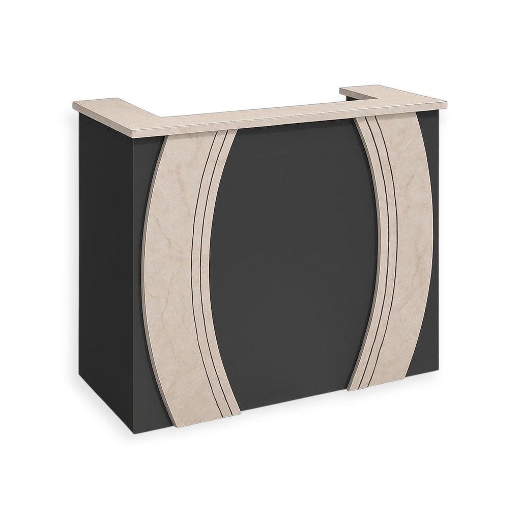 0311 Balie Reception Desk RD HB724 Zwart Bendir TR
