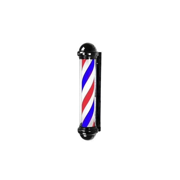 DITA Barber Pole Black BP 06 - 158.5cm LED Rotating Classic Barbershop Sign