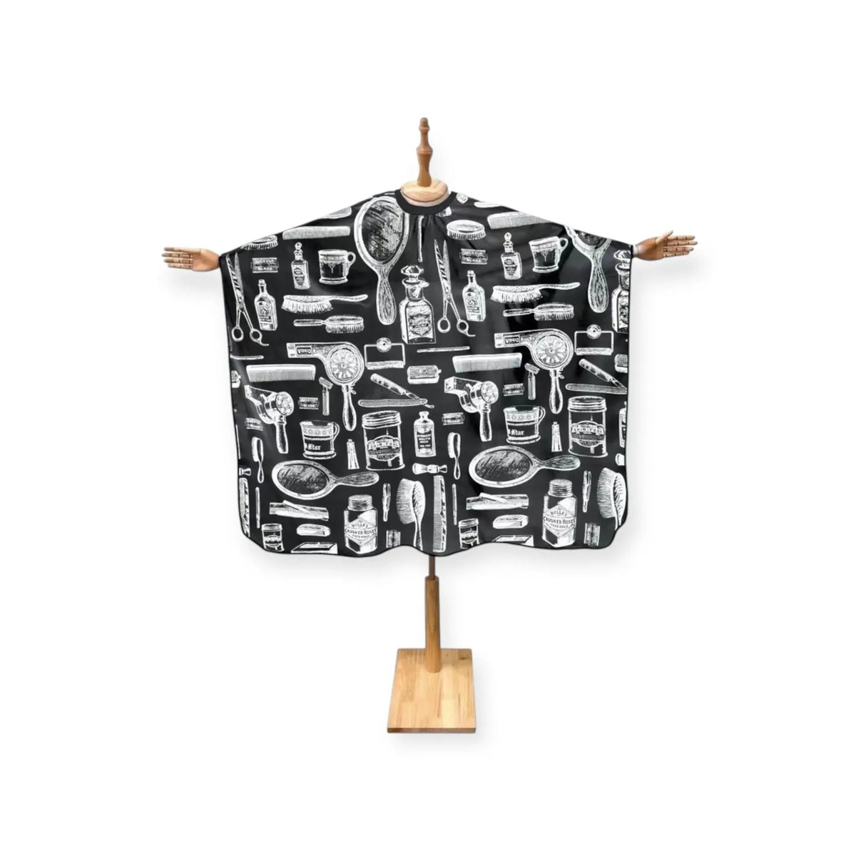 Cape de coiffeur DITA - Cape de coupe vintage avec outils de coiffeur