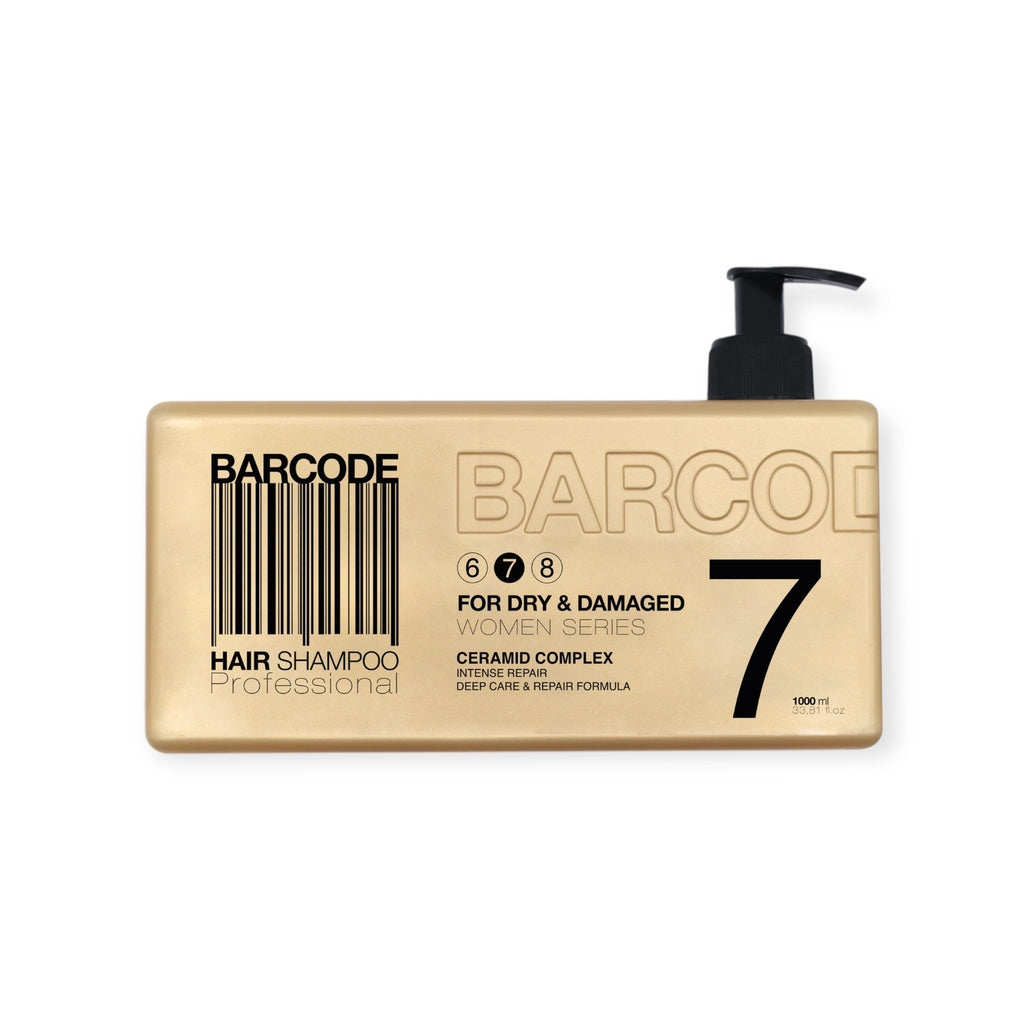 Barcode Haarshampoo Droog Beschadigd 1000 ml